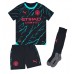 Manchester City Kevin De Bruyne #17 Tercera Equipación Niños 2023-24 Manga Corta (+ Pantalones cortos)